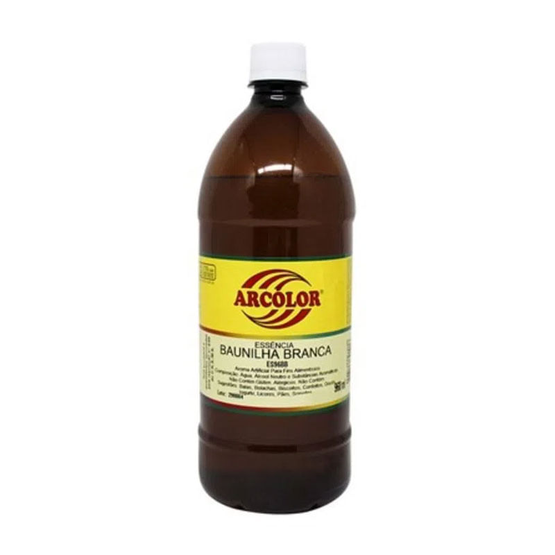 Essência Arcolor Alimenticia 960ml Baunilha Branca