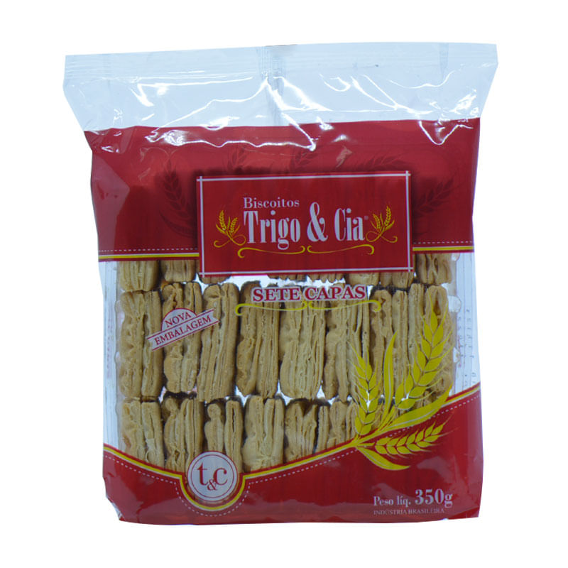 Biscoito Trigo e Cia Sete Capas 350g