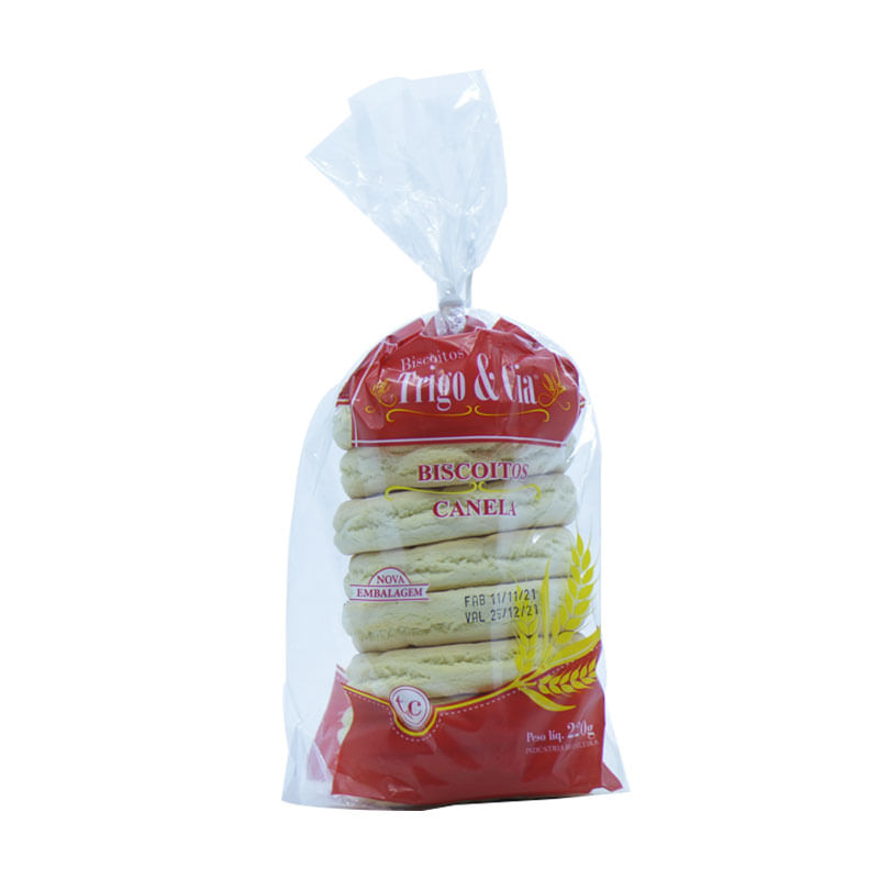Biscoito Trigo e Cia Canela Redondo 220g