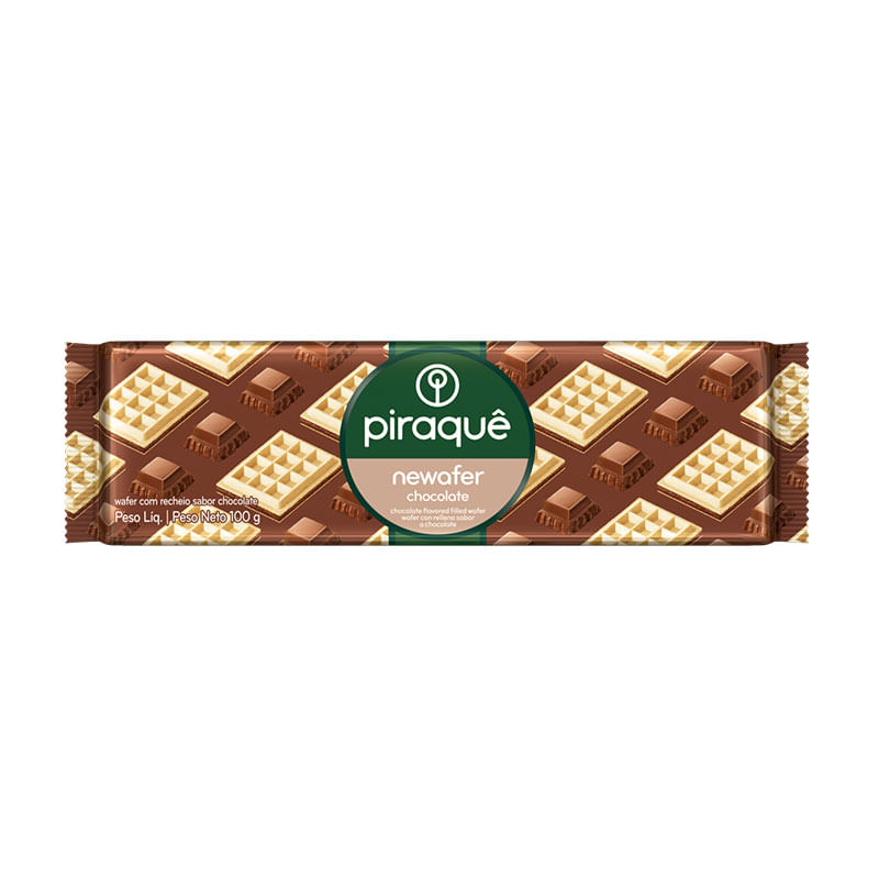 Biscoito Newafer Pirarquê Chocolate 100g