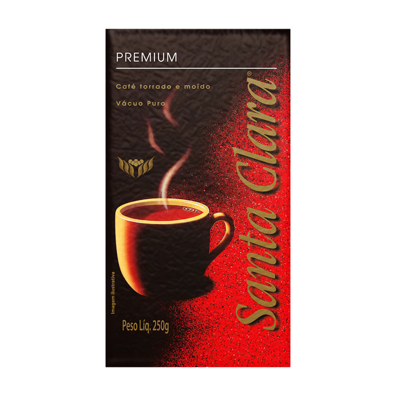 Café Moído Santa Clara Premium a Vácuo 250g