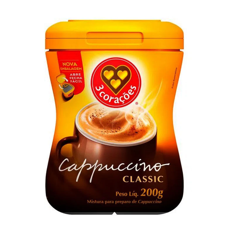 Cappuccino Três Corações Calssic 200g