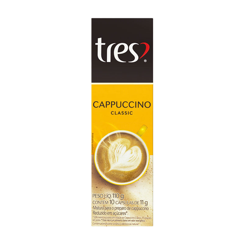 Capsula Cappuccino Três Classic 10X11g