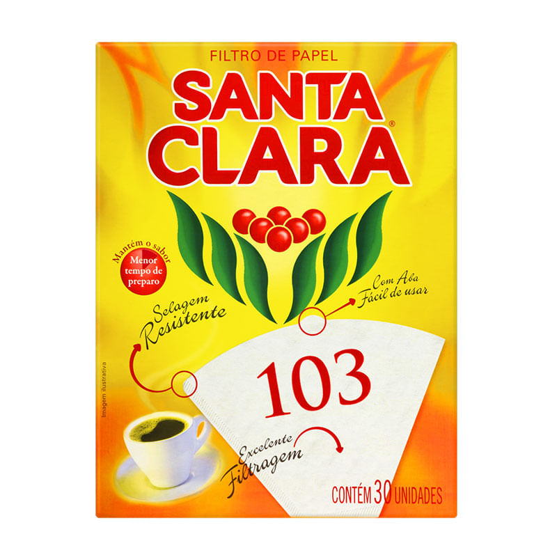 Filtro de Papel Santa Clara 103 88g