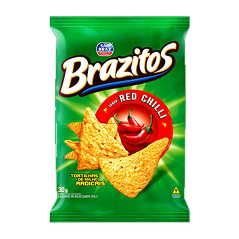 Salgadinho Brazitos Red Chili 30g 