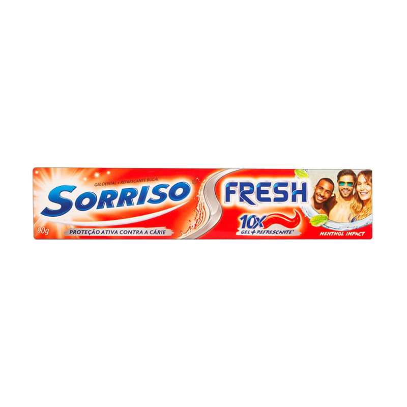 Gel Dental Sorriso 90g Fresh Menthol Impact