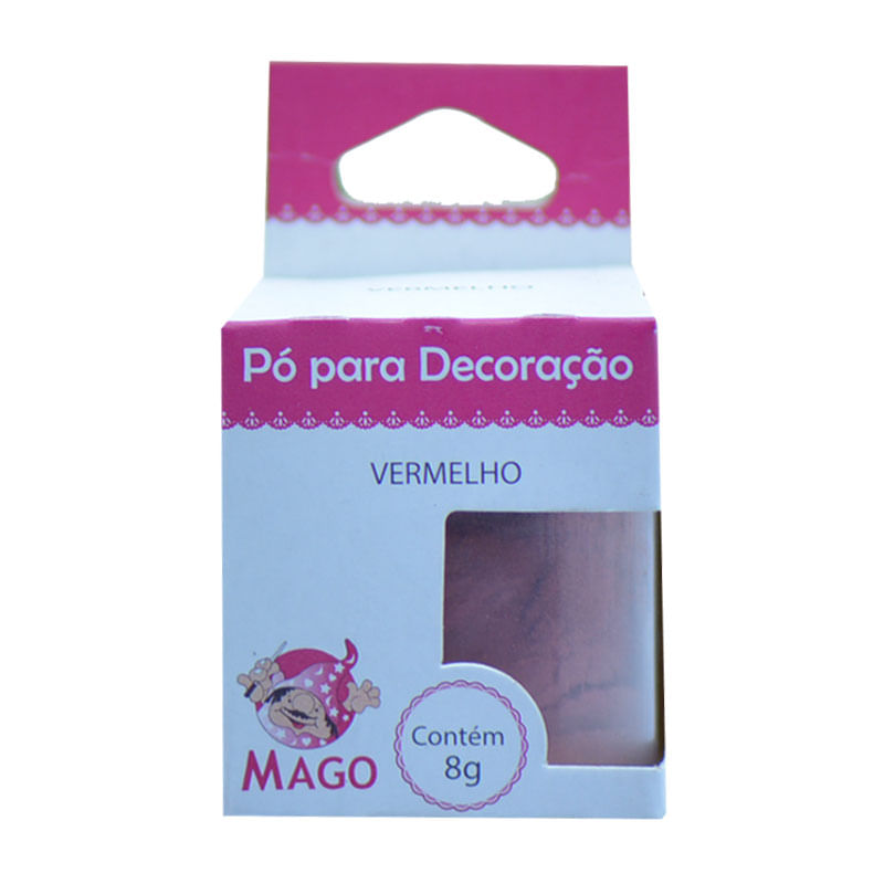 Pó Decorativo Mago Vermelho 8g
