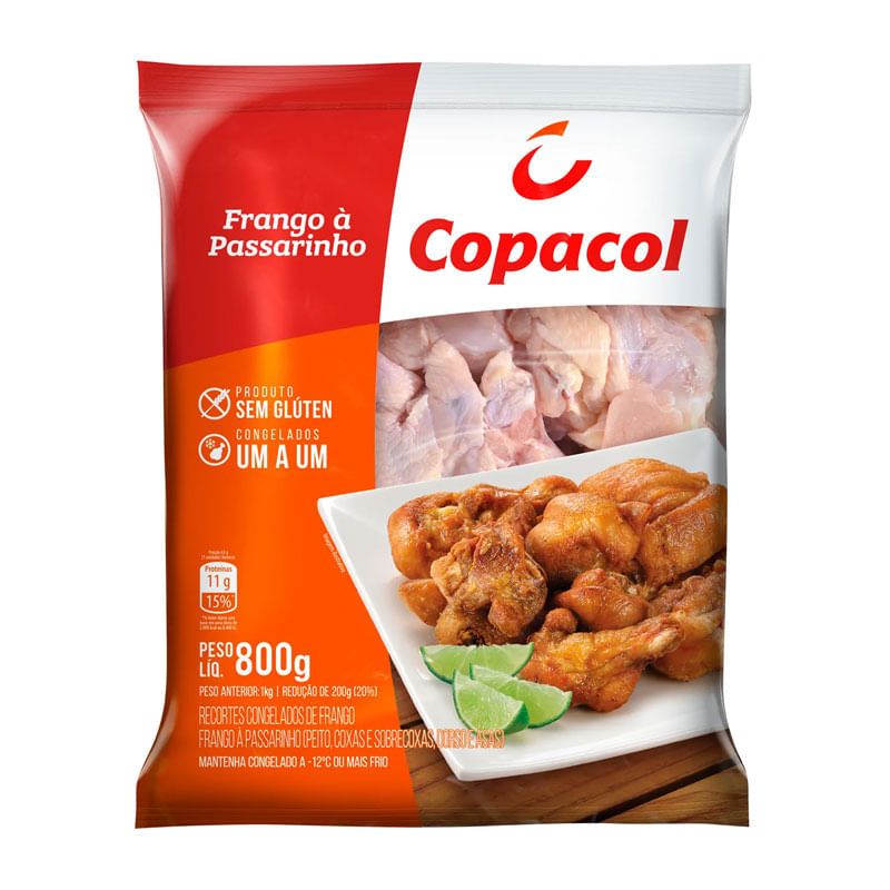 Frango a Passarinho Copacol 800g