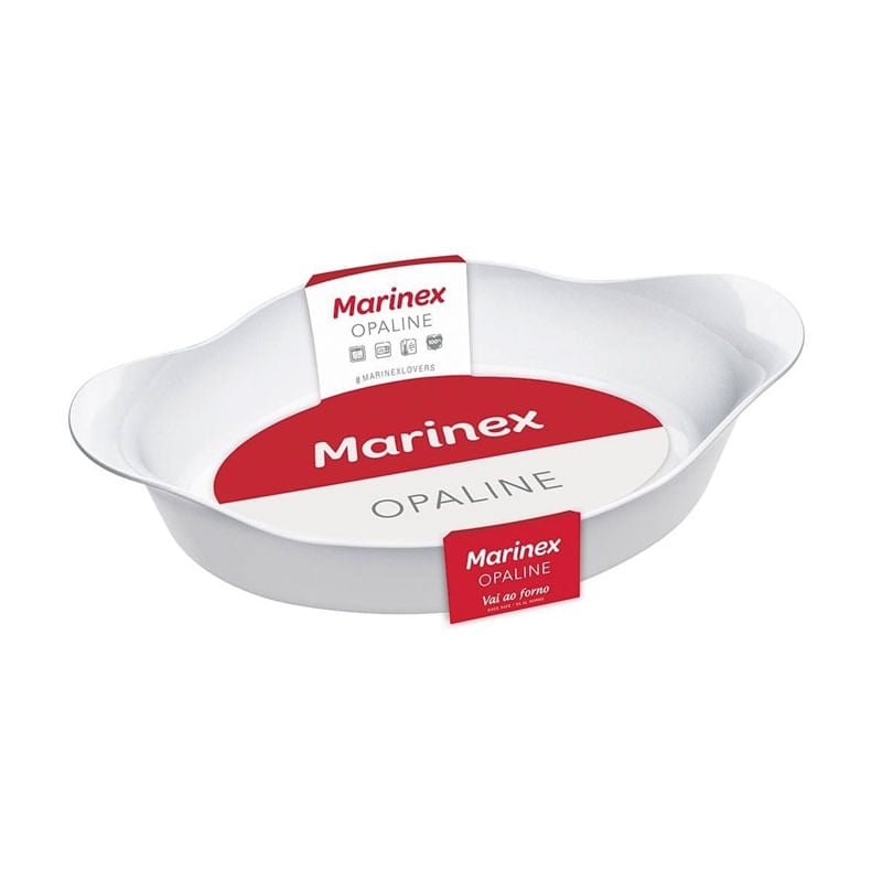 Assadeira Marinex Opaline Oval 600ml