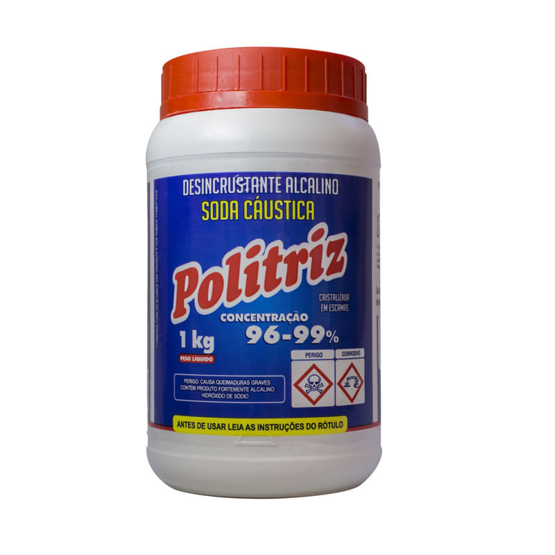 Soda Caustica Politriz 1kg Granulada