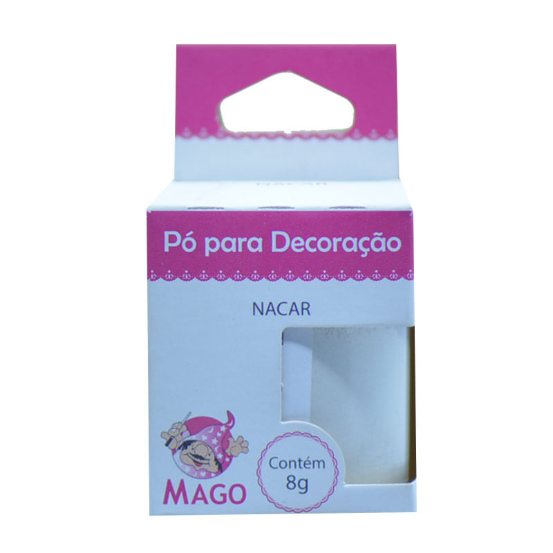 Pó para Decoração Mago 8g Nacar