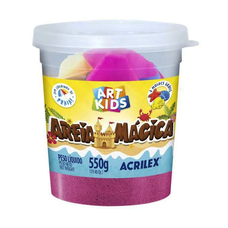 Areia Mágica Acrilex Maravilha 550g