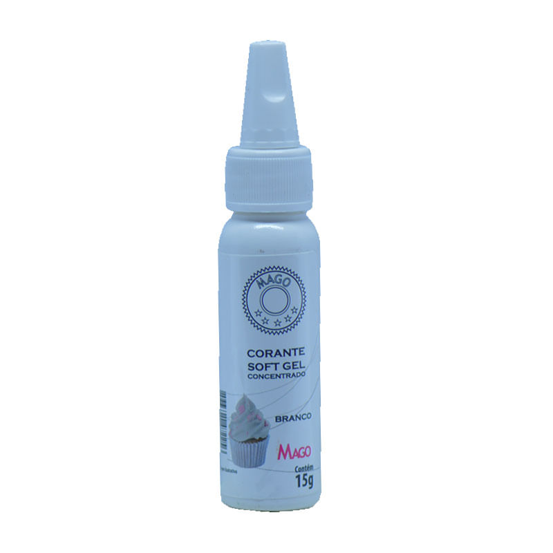 Corante Mago Soft Gel 15g Branco
