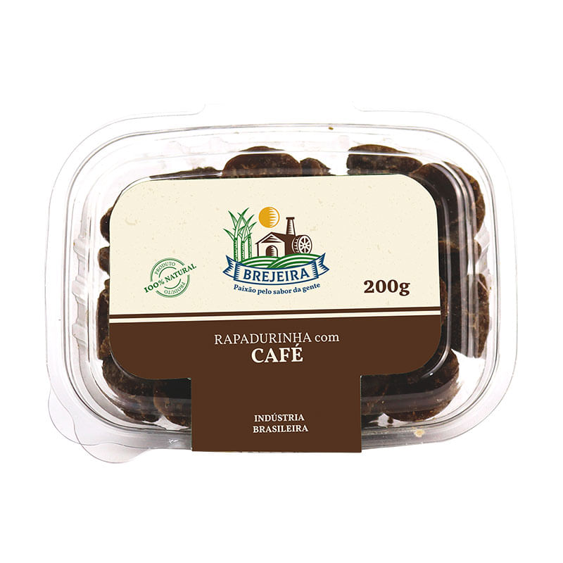 Rapadurinha Brejeira 200g com Café