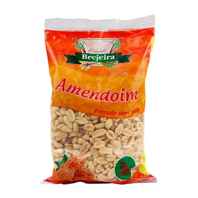 Amendoin Brejeira 400g Torrado sem Pele