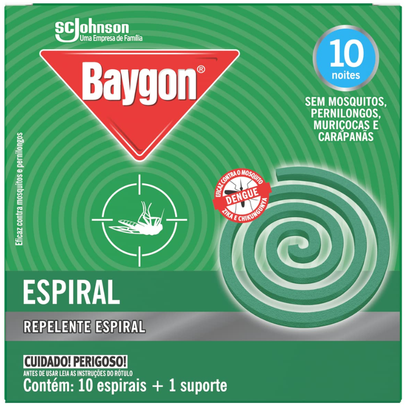 Inseticida Baygon Espiral Metálico 1X10un