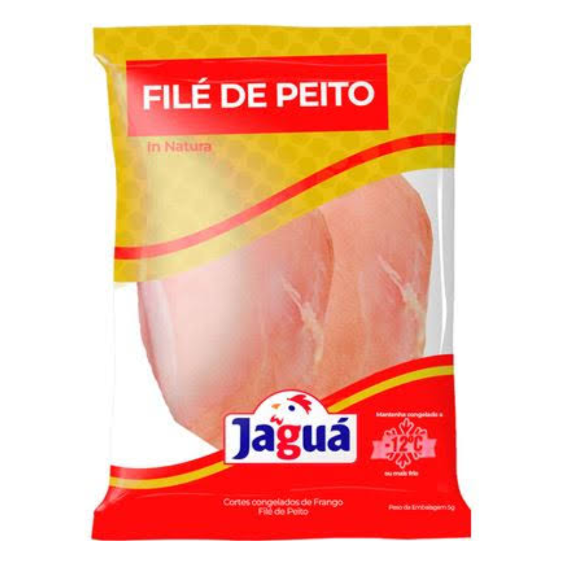 Filé de Peito de Frango Jaguá Congelado - Aprox. 1kg