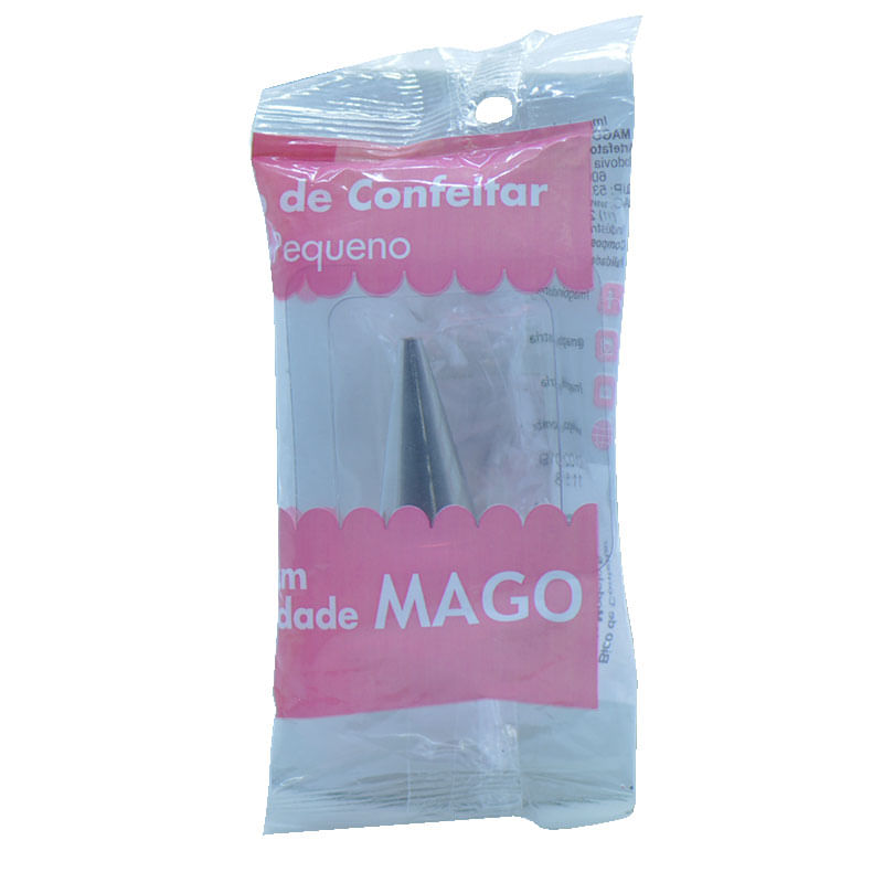 Bico Mago Perlê 5 Mago Inox Pequeno