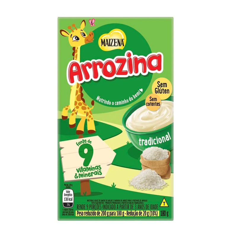 Arrozina Maizena Tradicional 180g