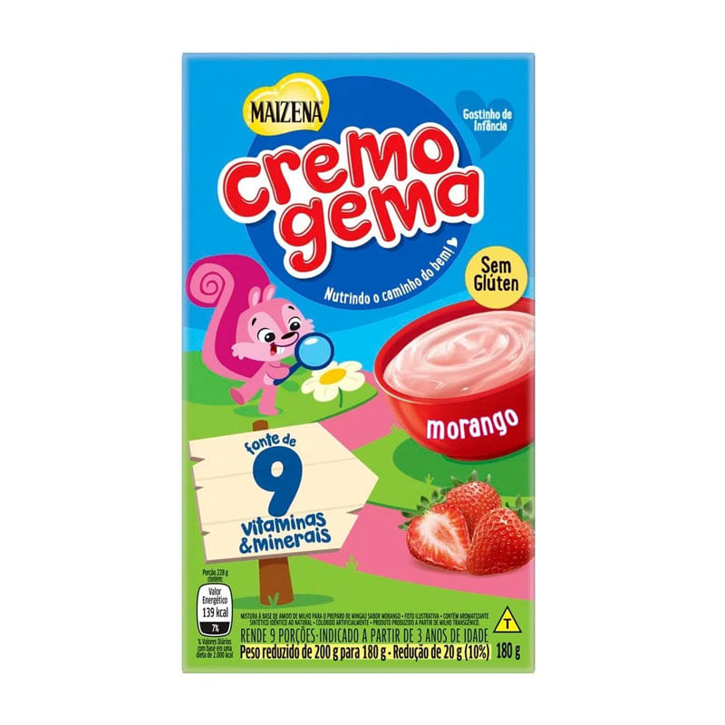 Cremogema Morango 180g