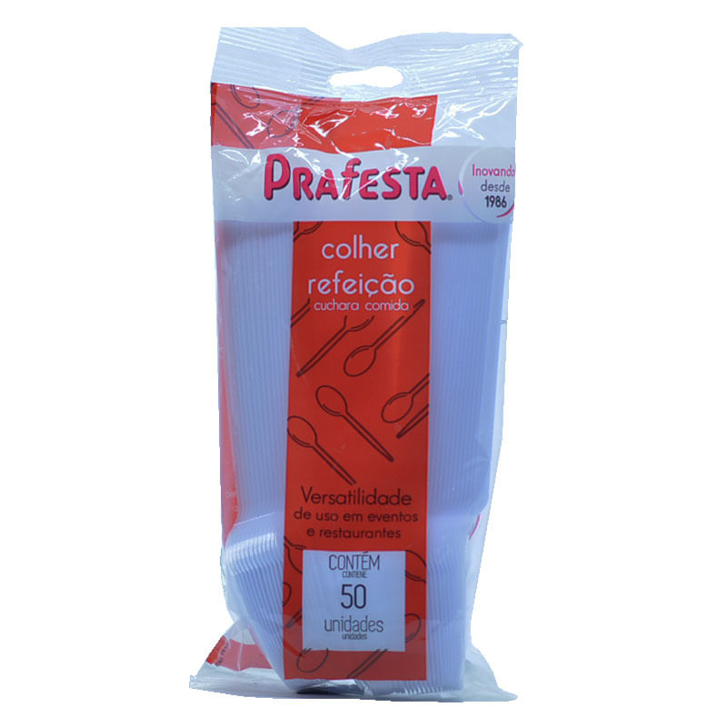 COLHER DESC P REF GD BRANCA PRAFESTA