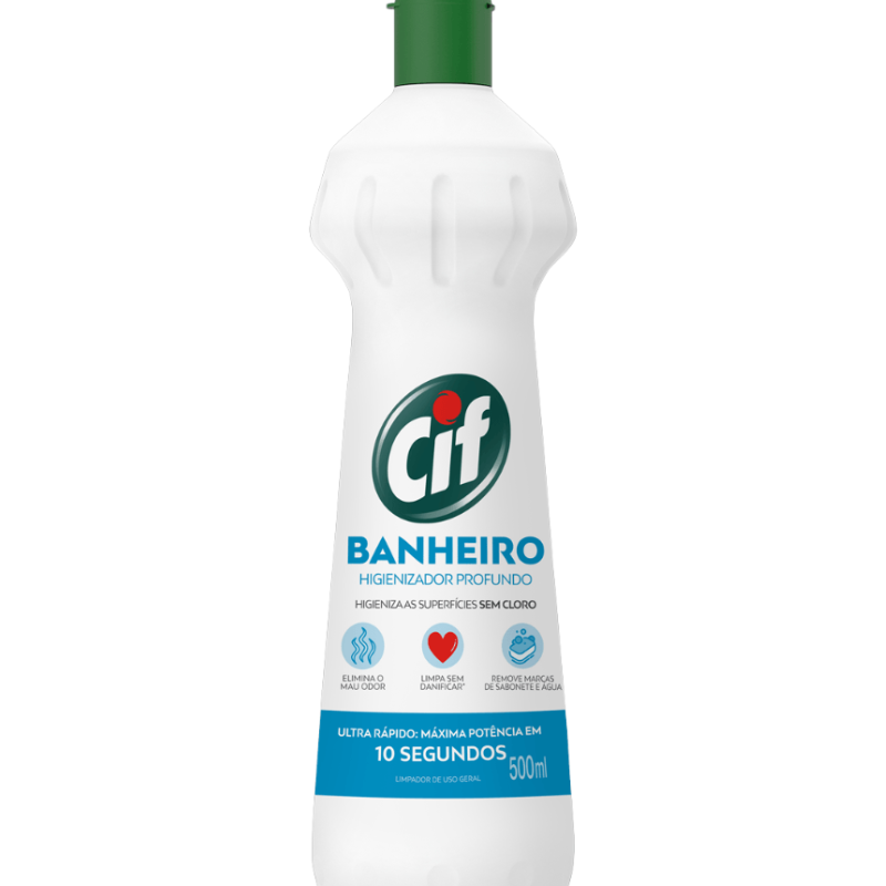 Limpador Cif  Banheiro Ultrarápido Sem Cloro Spray 500ml