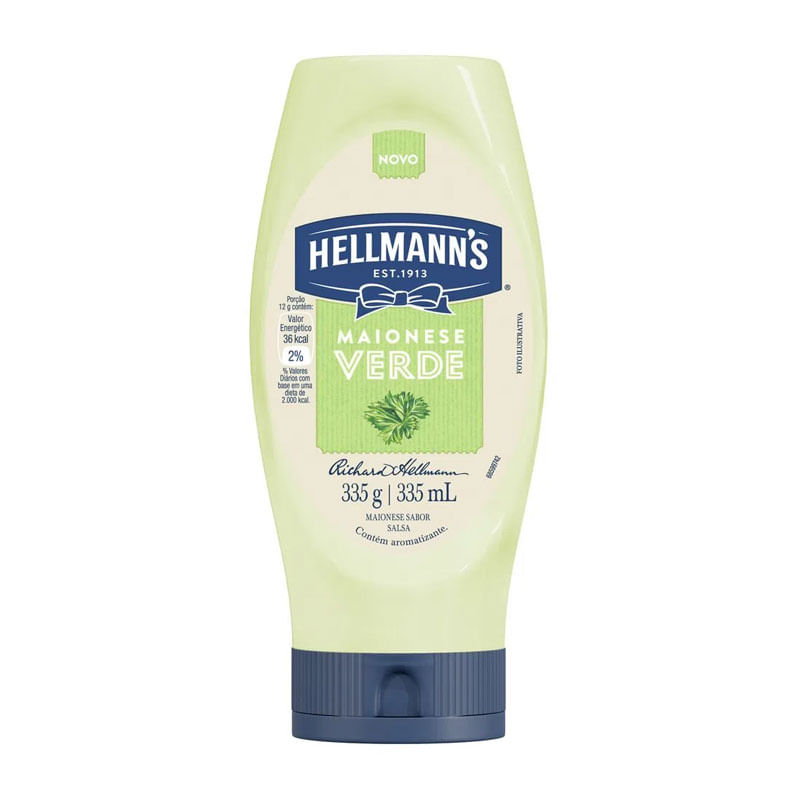Maionese HellManns Verde 335g