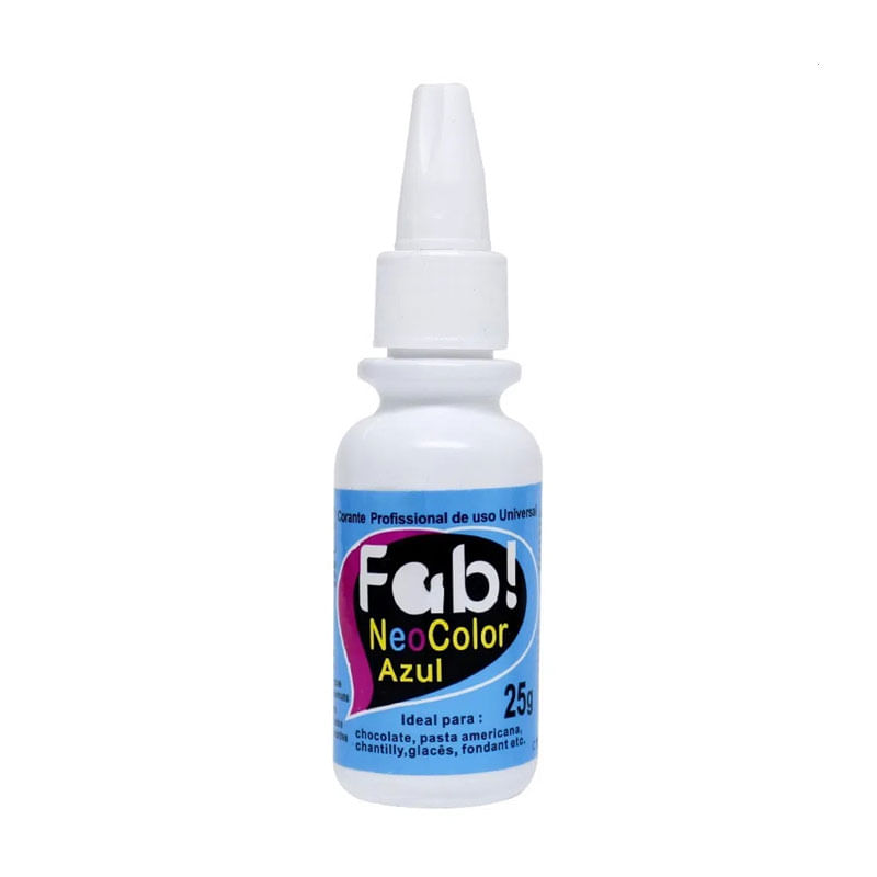 Corante Alimentício NeoColor Fab! 25g Azul