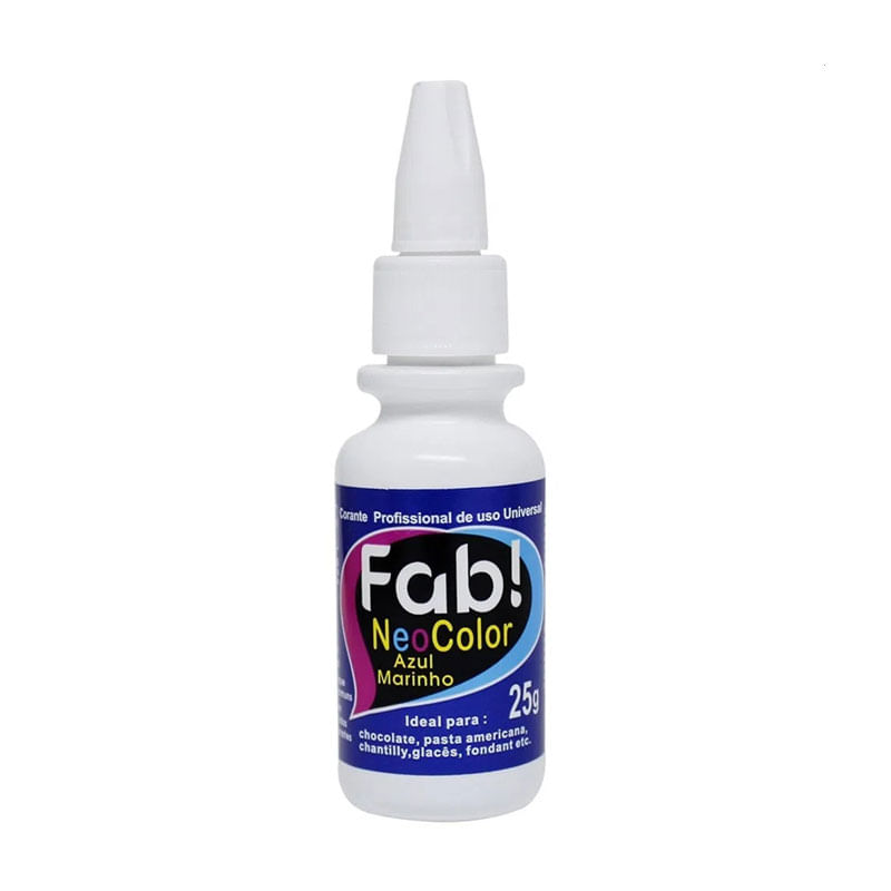 Corante Alimentício NeoColor Fab! 25g Azul Marinho