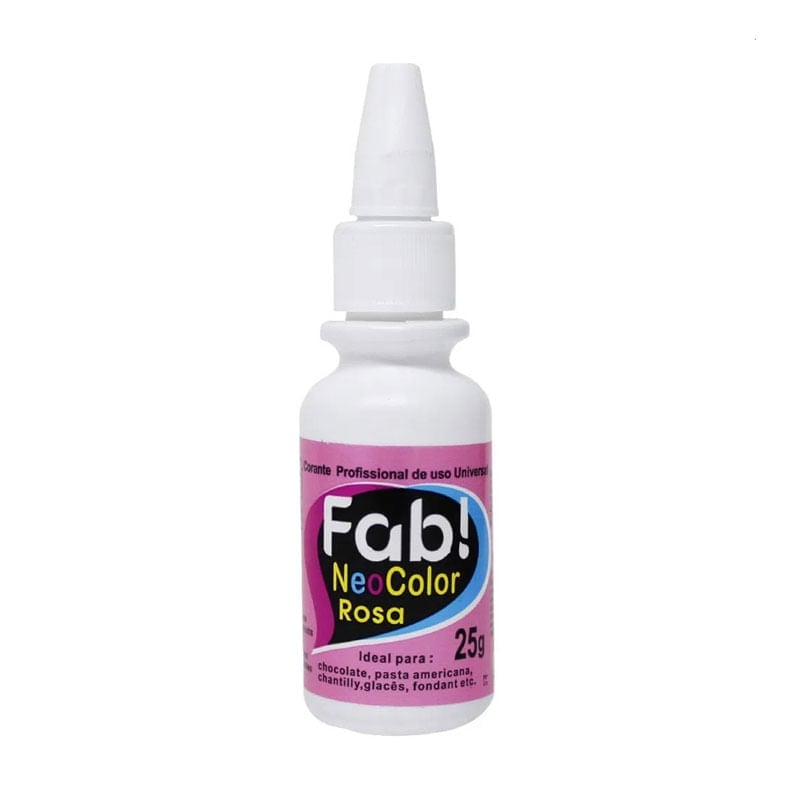 Corante Alimentício NeoColor Fab! 25g Rosa