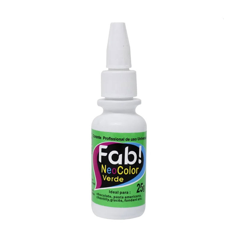 Corante Alimentício NeoColor Fab! 25g Verde