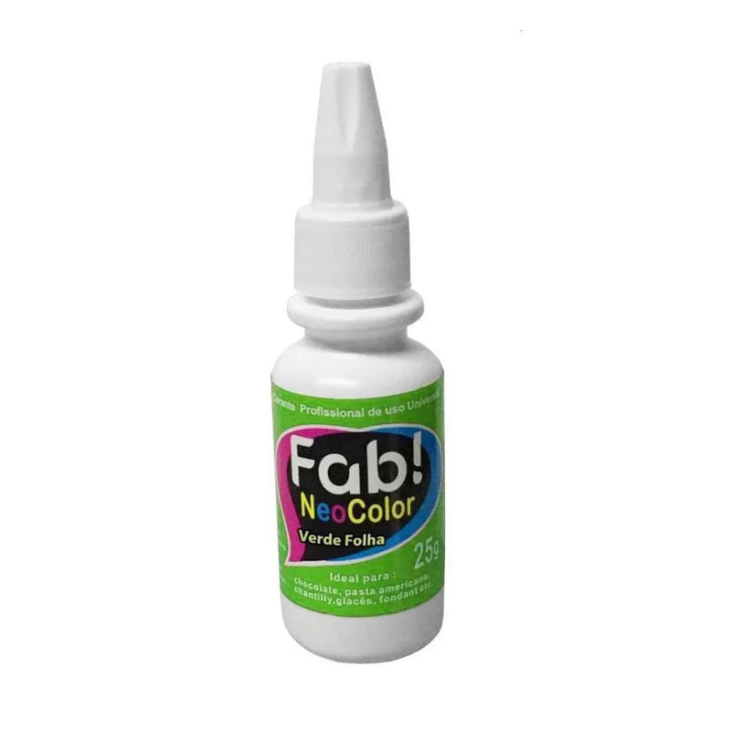 Corante Alimentício NeoColor Fab! 25g Verde Folha