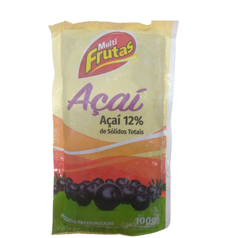 Polpa de Frutas Multifrutas Açaí 100g