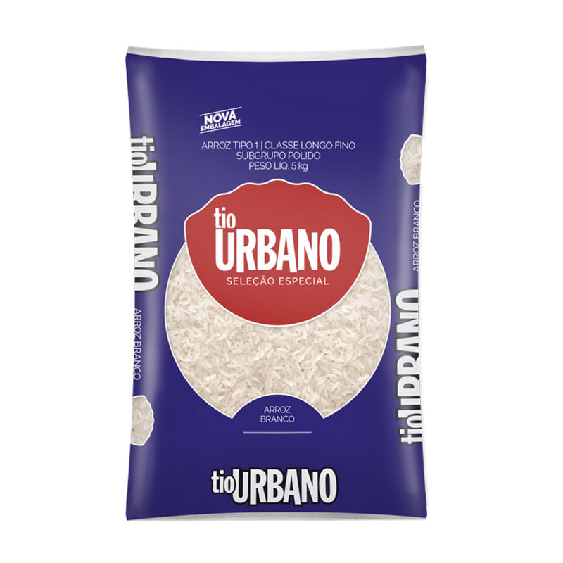 Arroz Tio Urbano Branco 1kg