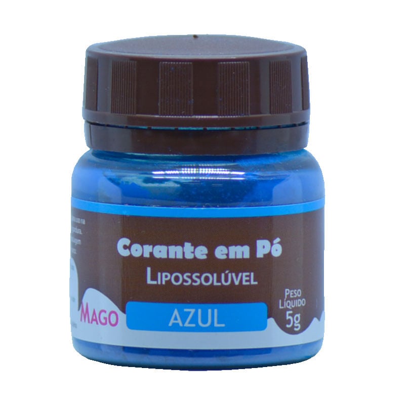 Corante em Pó Mago para Chocolate 5g Azul
