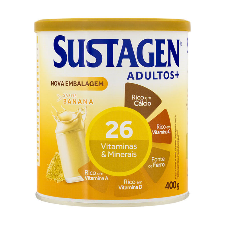 Sustagen Pó Banana Lata 400g 