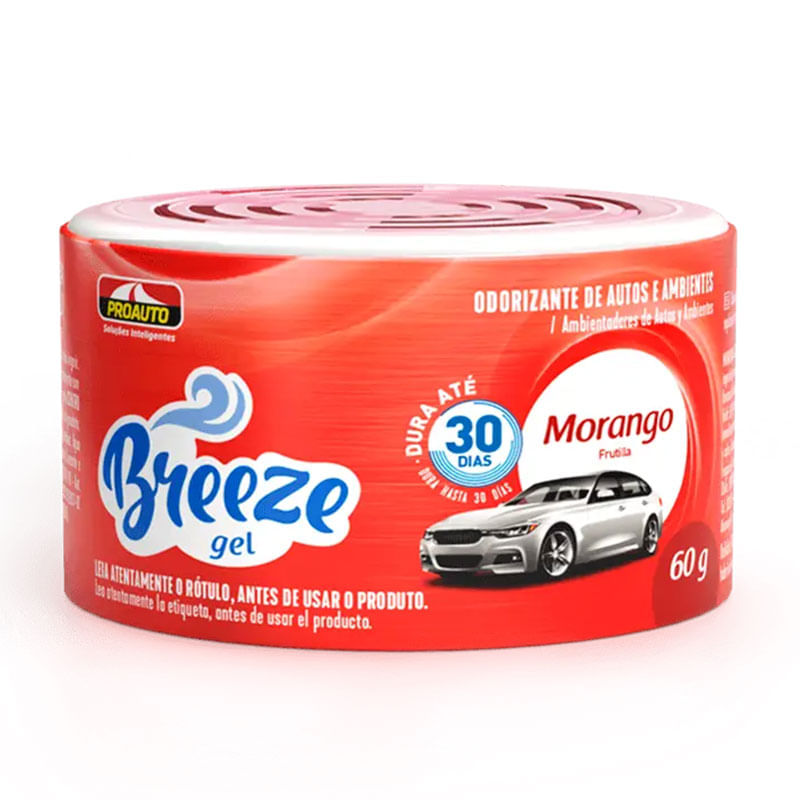 Odorizante em Gel Breeze 60g Morango