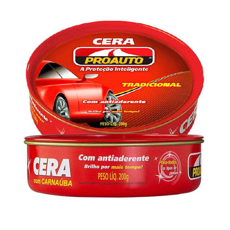 Cera Pasta Proauto 200g Tradicional Lata