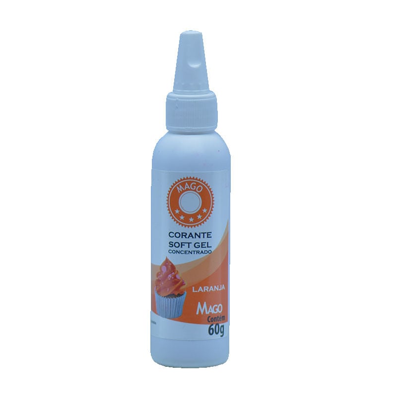 Corante Mago Soft Gel 60g Laranja