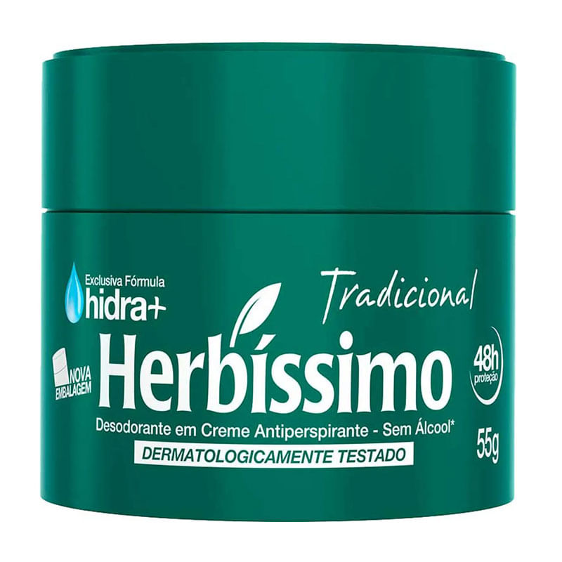 Desodorante em Creme Herbíssimo Tradicional 55g