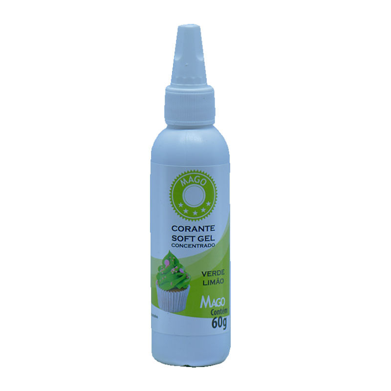 Corante Mago Soft Gel 60g Verde Limão