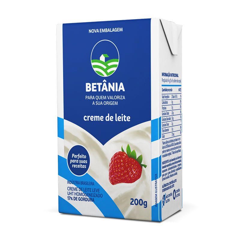 Creme de Leite Betânia 200g