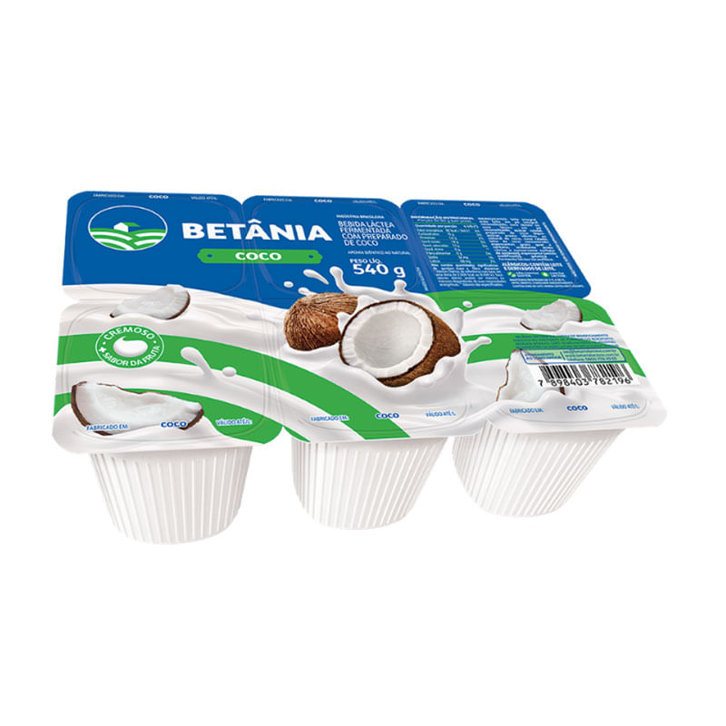 Bebida Lactea Polpa Betânia Coco 540g