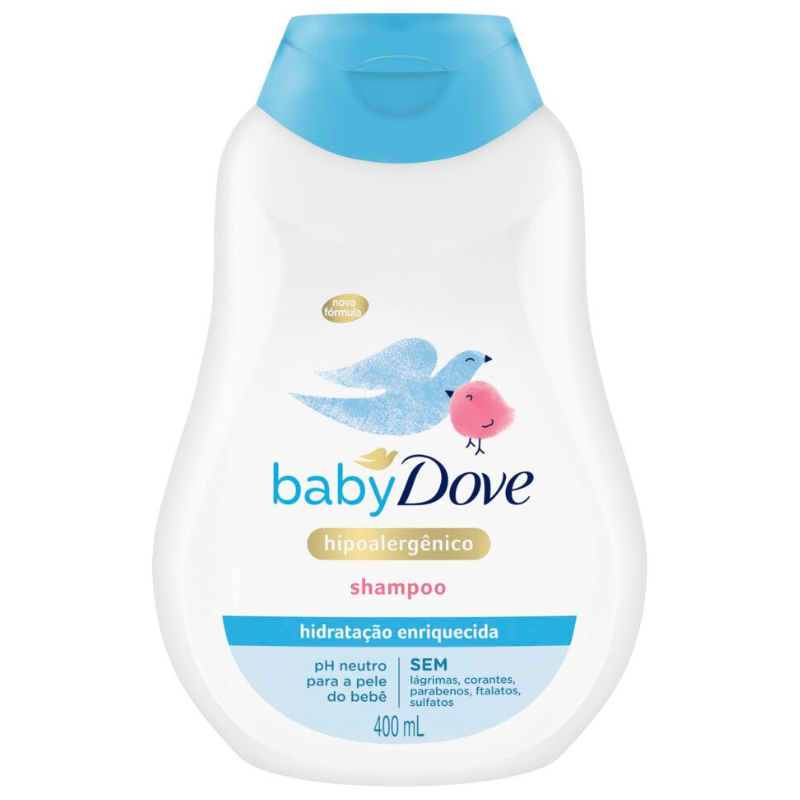Shampoo Dove Baby Hidratação Enriquecida 400ml