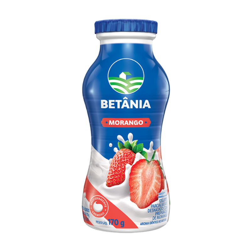 Iogurte Liquido Betânia Morango 170g