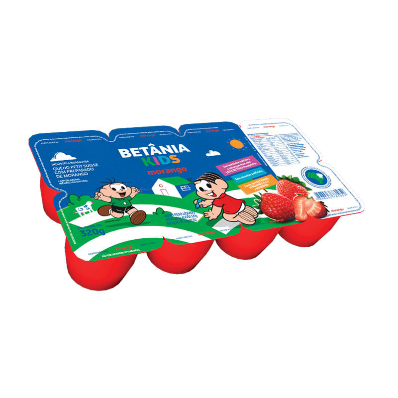 Petit Suisse Betânia Kids Morango 360g