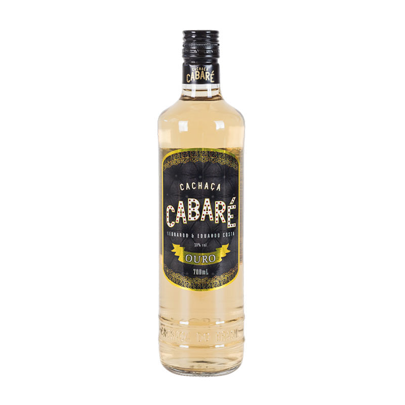 Cachaça Cabaré Ouro 700ml