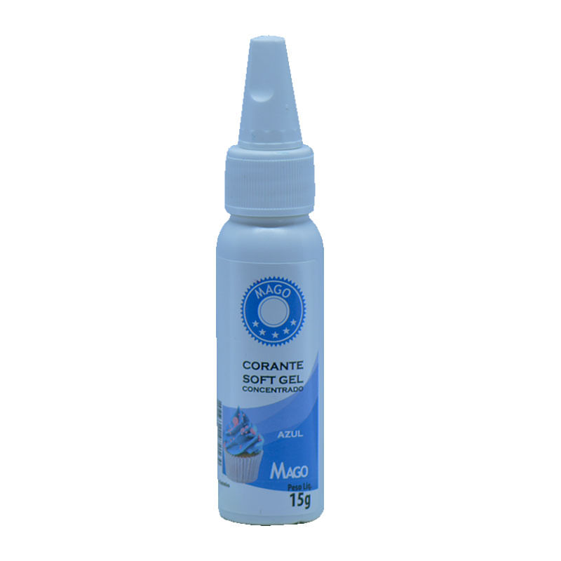 Corante Mago Soft Gel 15g Azul