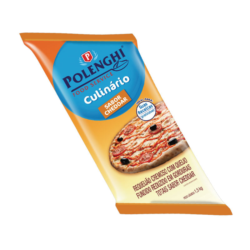 Requeijão Cremoso Polenghi Cheddar 1,5kg