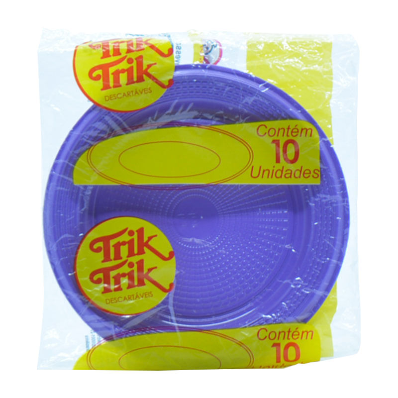 Prato Bolo Trik Trik PB15 15cm Roxo